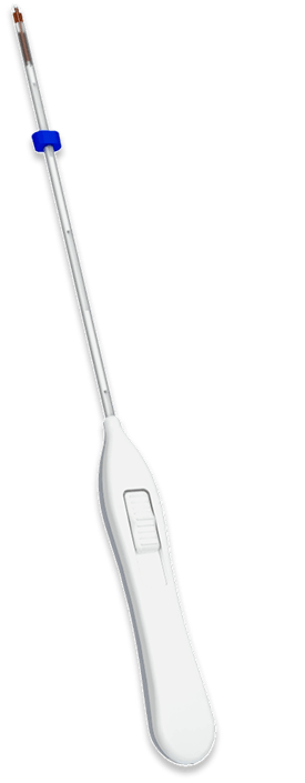 The Paragard copper IUD and its sterile insertion tube used during the quick, non-surgical placement procedure